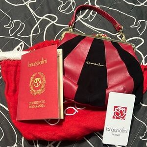 Braccialini vintage hand purse/crossbody/shoulder bag